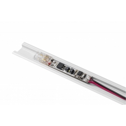 WŁĄCZNIK BEZDOTYKOWY PROFILI LED Z KONEKTOREM COB Z PRZEWODEM GTV AE-WLPRKON-60P200