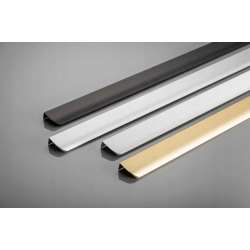 UCHWYT KRAWĘDZIOWY NAKŁADANY NA FRONT BIAŁY MAT. - 1180/1200 mm UA02 AMIX HEXA GTV