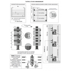 UNIWERSALNY SZABLON DO MONTAŻU FRONTÓW SZUFLAD DTC AMIX SEVROLL BOX SLIM 3D
