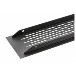 KRATKA WENTYLACYJNA ALU CZARNA MEBLOWA, POD LODÓWKĘ 80x480mm AMIX GTV