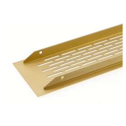 KRATKA WENTYLACYJNA ALU ZŁOTA MEBLOWA, POD LODÓWKĘ 80x480mm AMIX GTV