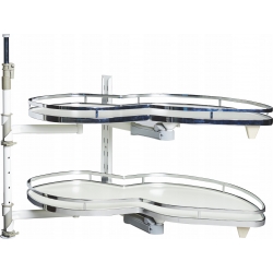 CARGO CORNER MAGIC NERKA PRAWA 900 MM Z DOCIĄGIEM I HAMULCEM CHROM CNL-900R AMIX