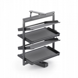 KOSZ NA BUTY OBROTOWY GARDEROBA 4 PÓŁKI ATM WB-671 P-35 SZAFA 12 PAR BUTÓW SYMPHONY