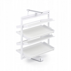 KOSZ NA BUTY OBROTOWY GARDEROBA 4 PÓŁKI ATM WB-671 P-1 SZAFA 12 PAR BUTÓW SYMPHONY