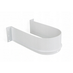 OSŁONA SYFONU DO SZUFLAD SZARA ZAOKRĄGLONA WYCIĘCIE POD ZLEW AMIX TB10-SYFON