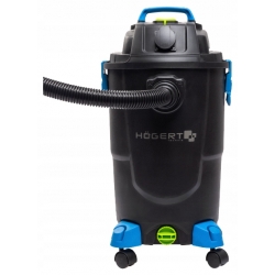 ODKURZACZ PRZEMYSŁOWY UNIWERSALNY DO PRACY NA SUCHO MOKRO 30L 1200W HT2E412