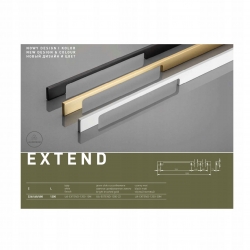 UCHWYT MEBLOWY DO SZAFY DŁUGI GTV EXTEND BIAŁY MAT. 1200 mm