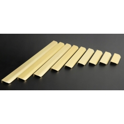 UCHWYT KRAWĘDZIOWY NAKŁADANY NA FRONT ZŁOTY MAT. - 1180/1200 mm UA02 AMIX HEXA GTV