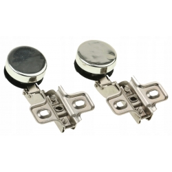 2x ZAWIAS MEBLOWY PUSZKOWY WPUSZCZANY DO SZKŁA SZYB DRZWI SZKLANYCH 15*