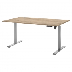 STELAŻ BIURKA Z ELEKTRYCZNĄ REGULACJĄ WYSOKOŚCI SZARY