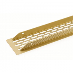 KRATKA WENTYLACYJNA ALU ZŁOTA MEBLOWA, POD LODÓWKĘ 60x484mm AMIX GTV