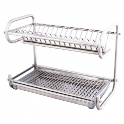 SUSZARKA OCIEKARKA DO NACZYŃ STOJĄCA DWUPOZIOMOWA STAL NIERDZEWNA INOX AMIX SJ308G